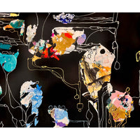 Brighter in Darkness 48" x 48" - Petroff Gallery - Painting