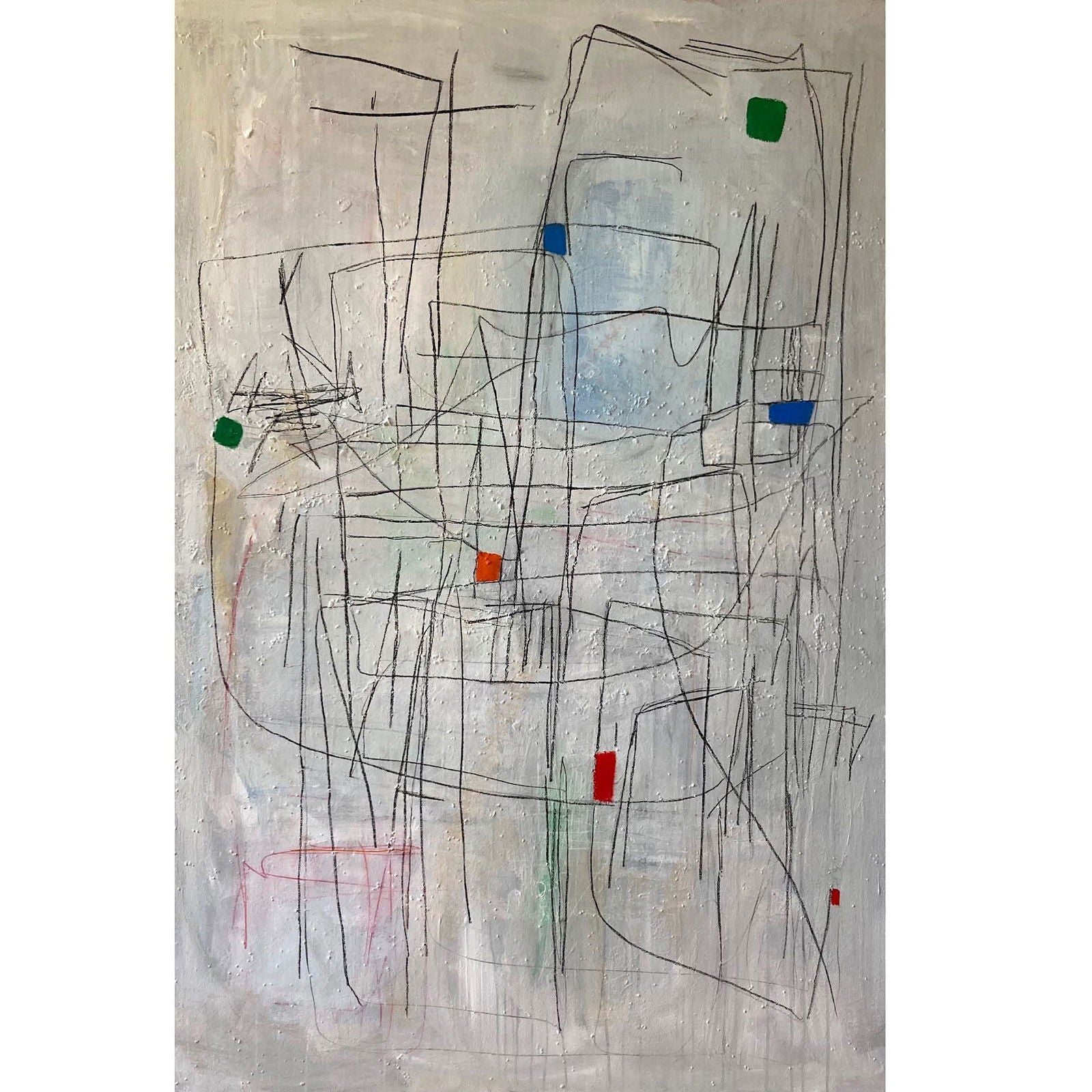 Broken Lines 60" x 40" - Petroff Gallery -  - Gloria Green-Broken Lines