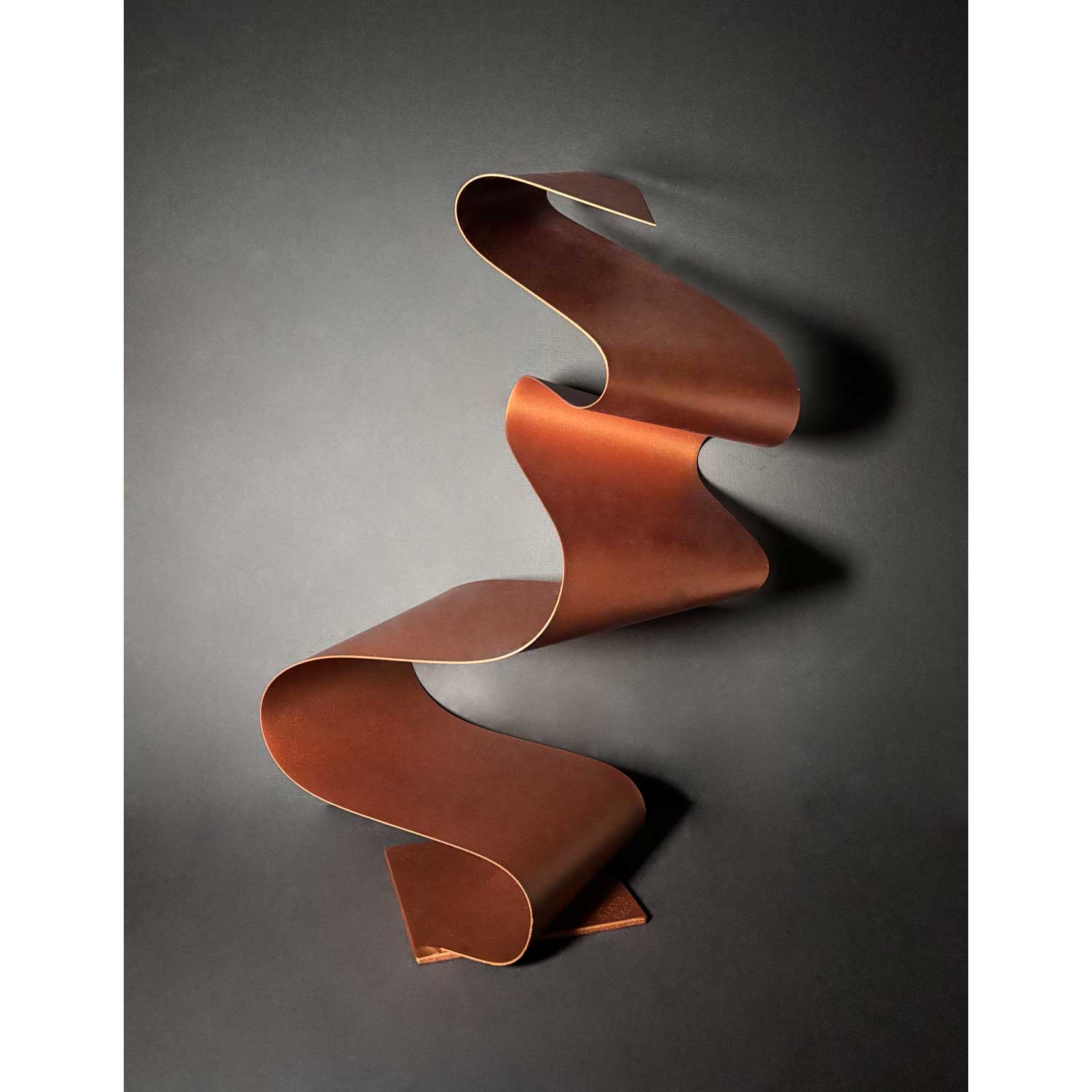 Bronze Vertical Ribbon - Petroff Gallery - Sculpture