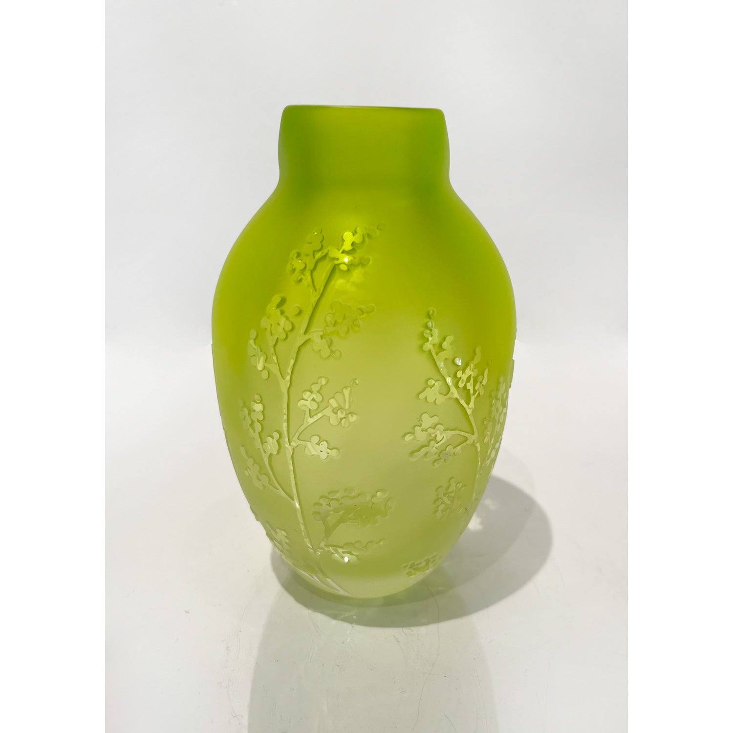 Bud Vase Chartreuse - Petroff Gallery - Glass Art