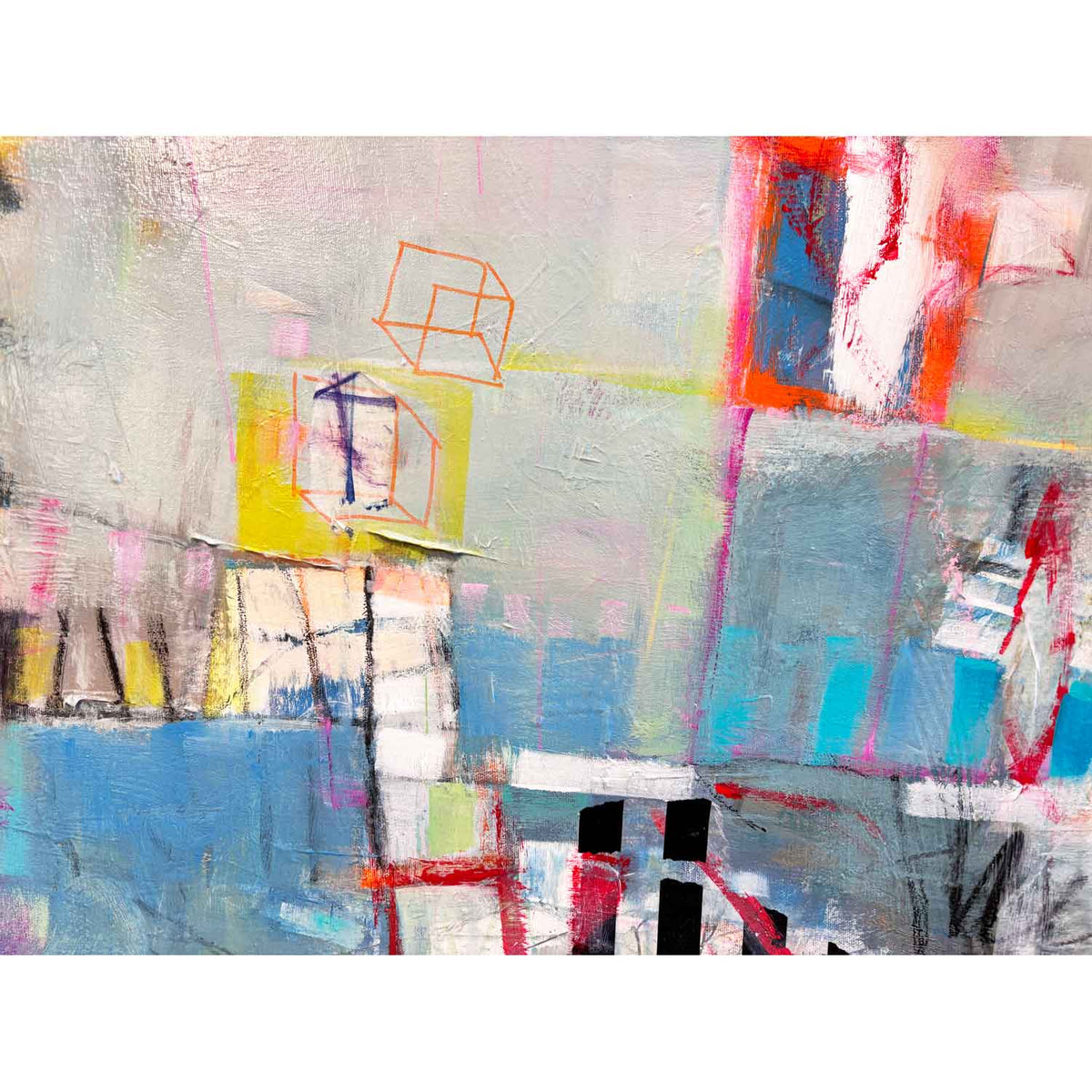 Building Bridges 48" x 48" Petroff Gallery 