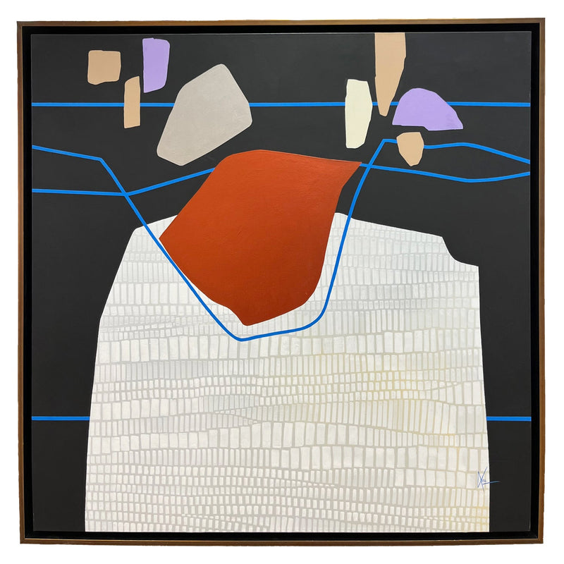 Bye Bye Winter, Hello Spring 40" x 40" - Petroff Gallery -  - Lee Lessem - Bye Bye Winter, Hello Spring, 40" x 40"