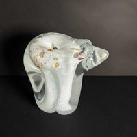 Golden Wedding White Small - Petroff Gallery - Glass Sculpture