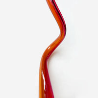 Kelp Spire Orange/Pink 1 Detail View - Petroff Gallery - Glass Art