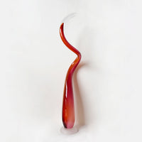 Kelp Spire Orange/Pink 1 - Petroff Gallery - Glass Art