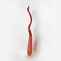 Kelp Spire Orange/Pink 2 - Petroff Gallery - Glass Art