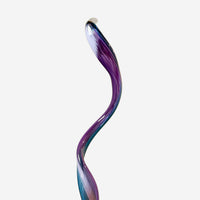 Kelp Spire Blue/Purple 1 Detail View - Petroff Gallery - Glass Art