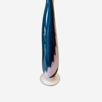 Kelp Spire Blue/Purple 1 Detail View - Petroff Gallery - Glass Art