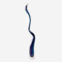 Kelp Spire Blue/Purple 2 - Petroff Gallery - Glass Art