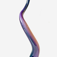 Kelp Spire Blue/Purple 3 Detail View - Petroff Gallery - Glass Art