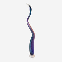 Kelp Spire Blue/Purple 3 - Petroff Gallery - Glass Art