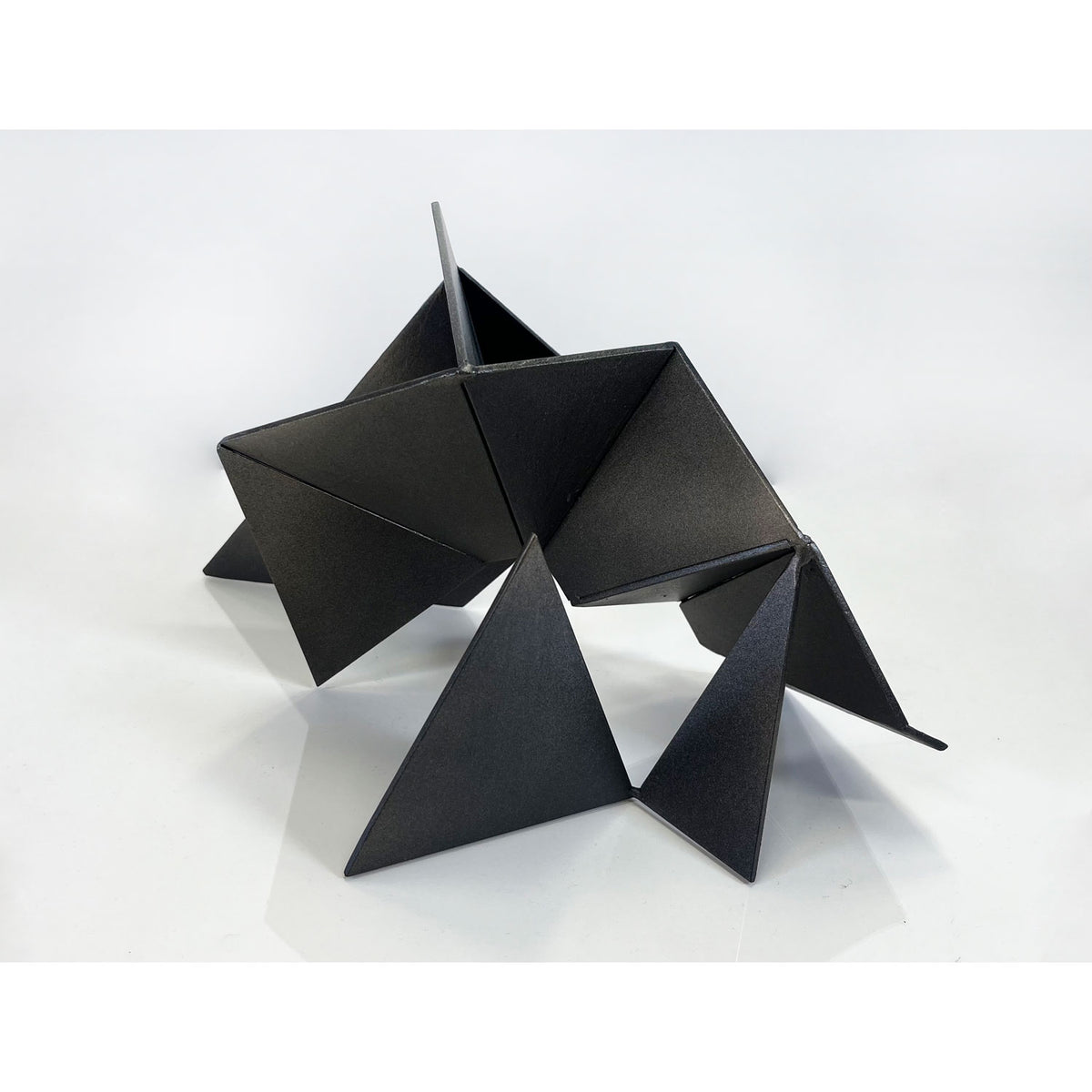 Slavo Cech - Black Geometry V, 9.5" x 15.5" x 9"