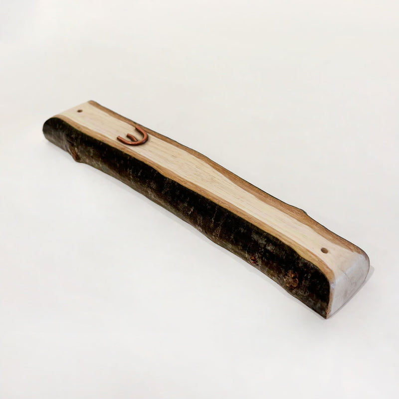 Oak Wood Mezuzah - Petroff Gallery - Judaica