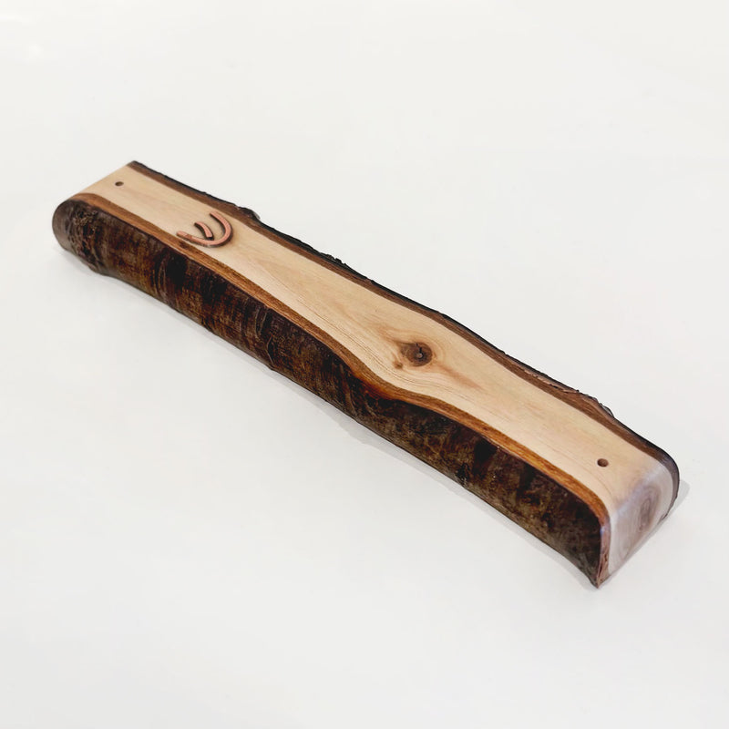 Cherry Wood Mezuzah - Petroff Gallery - Judaica