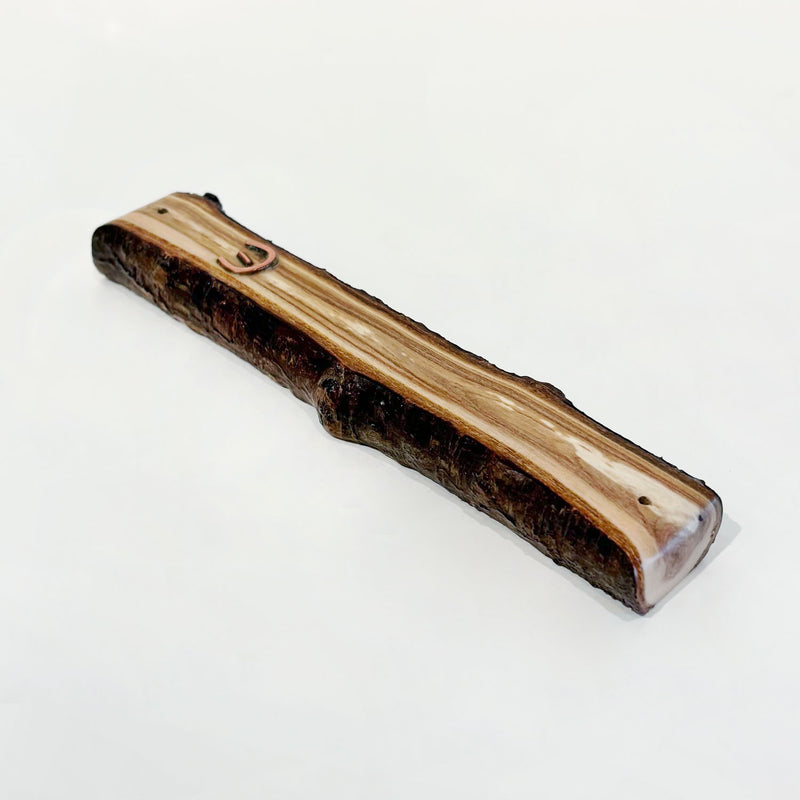 Cherry Wood Mezuzah - Petroff Gallery - Judaica