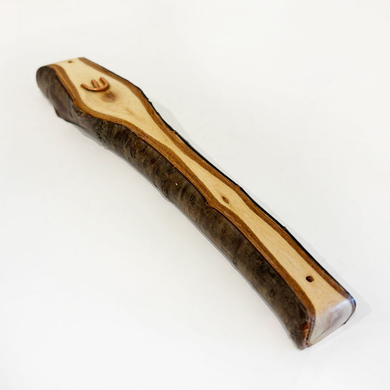 Cherry Wood Mezuzah - Petroff Gallery - Judaica