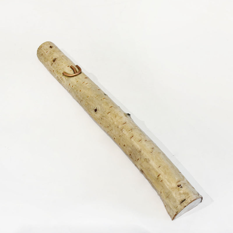 Pine Wood Mezuzah - Petroff Gallery - Judaica