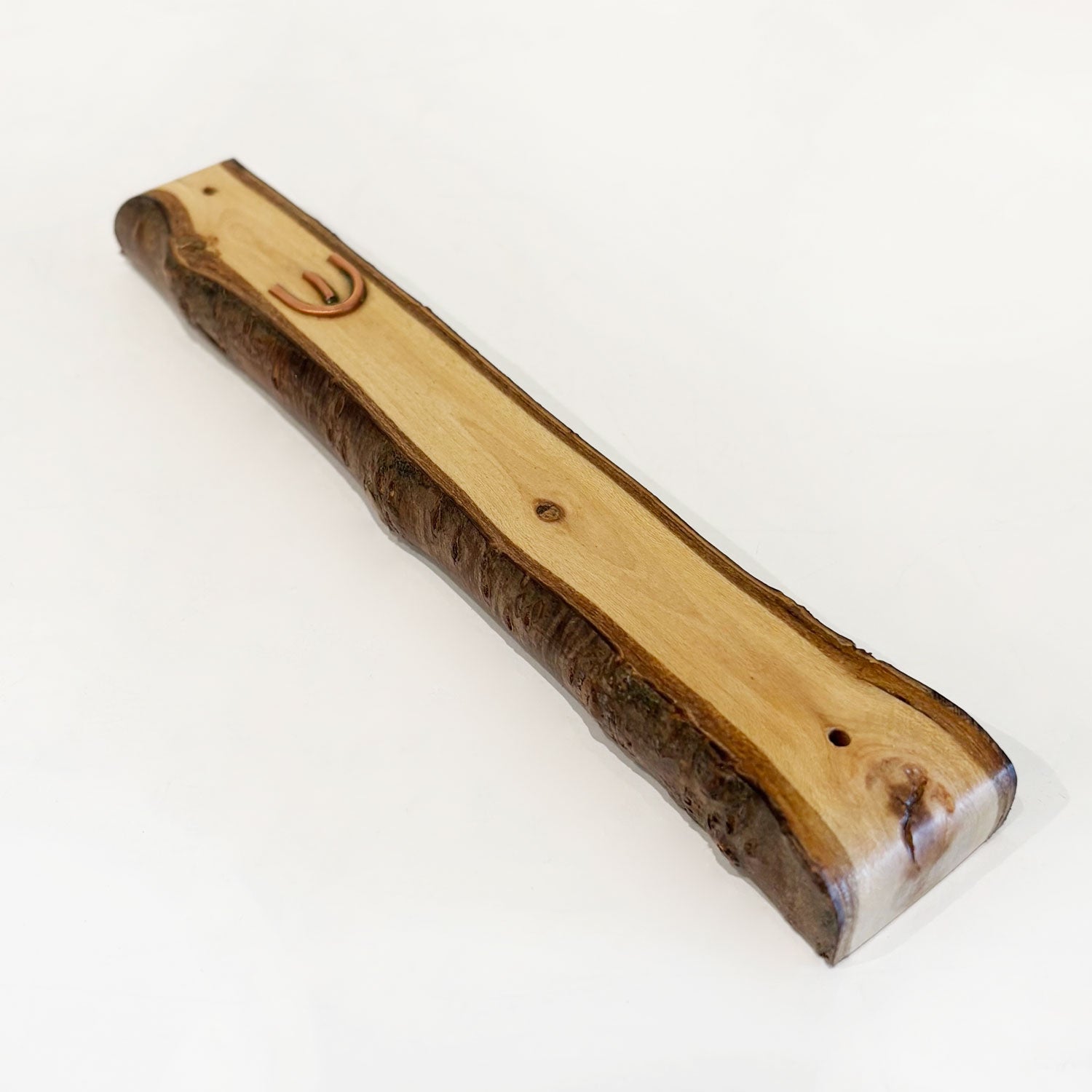 Cherry Wood Mezuzah - Petroff Gallery - Judaica