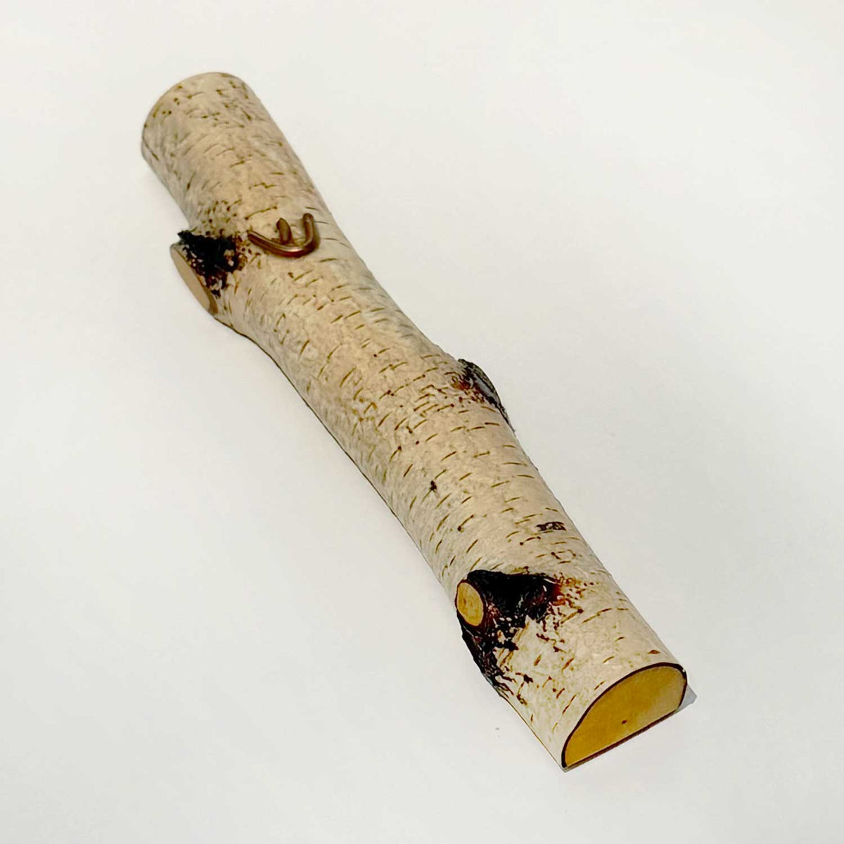 Birch Wood Mezuzah 2 - Petroff Gallery - Judaica