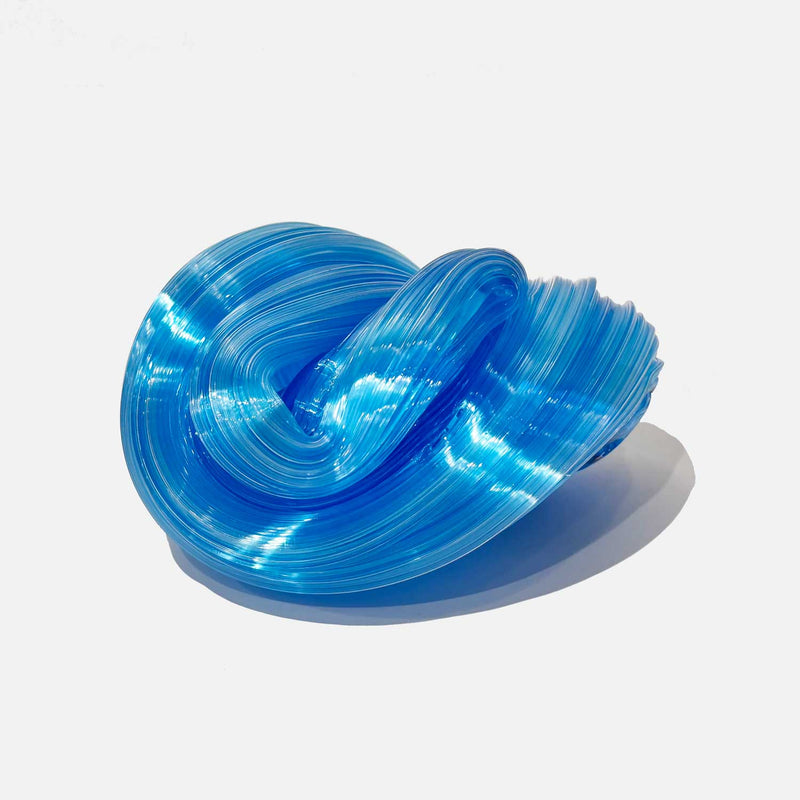 Silk Knot Blue - Petroff Gallery - Glass Art