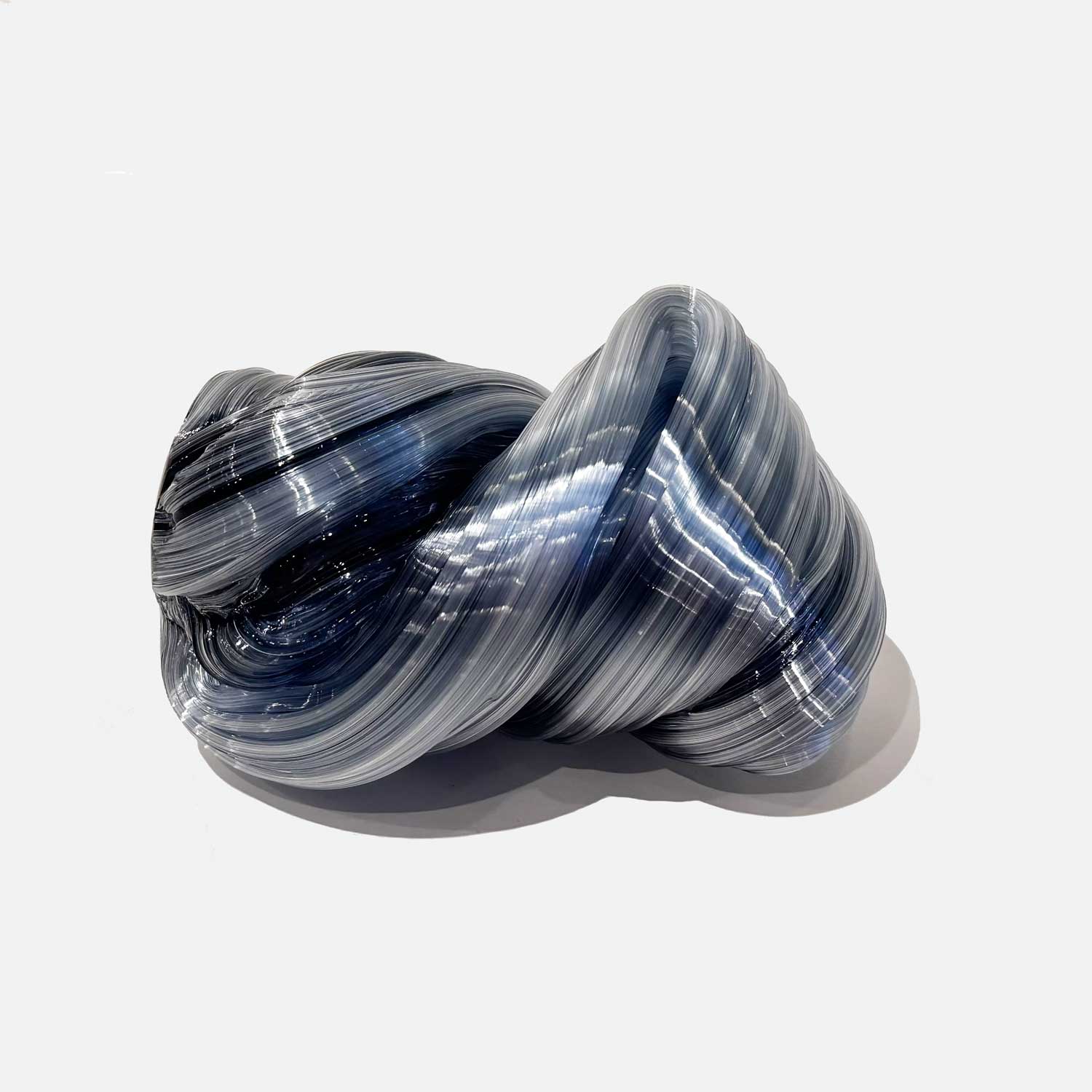 Silk Knot Silver - Petroff Gallery - Glass Art