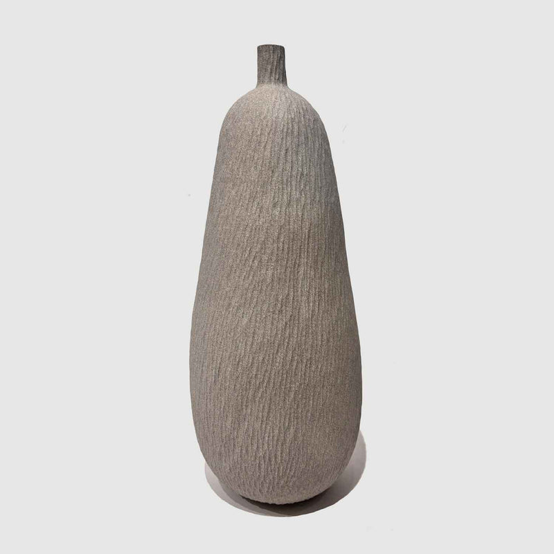 Carved Tall Vase - Petroff Gallery - Ceramic Art