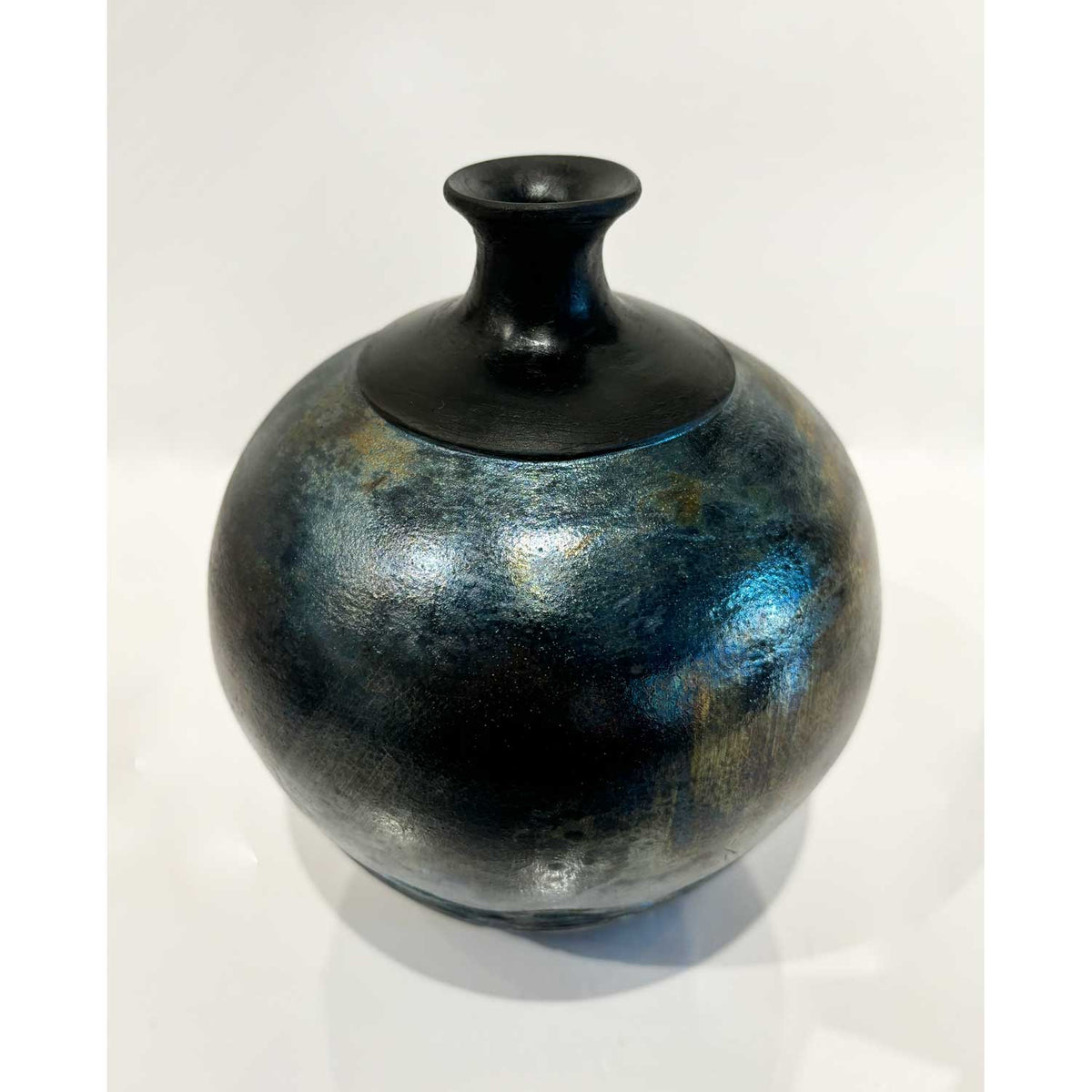 Carved Blue Velvet Vessel Petroff Gallery 