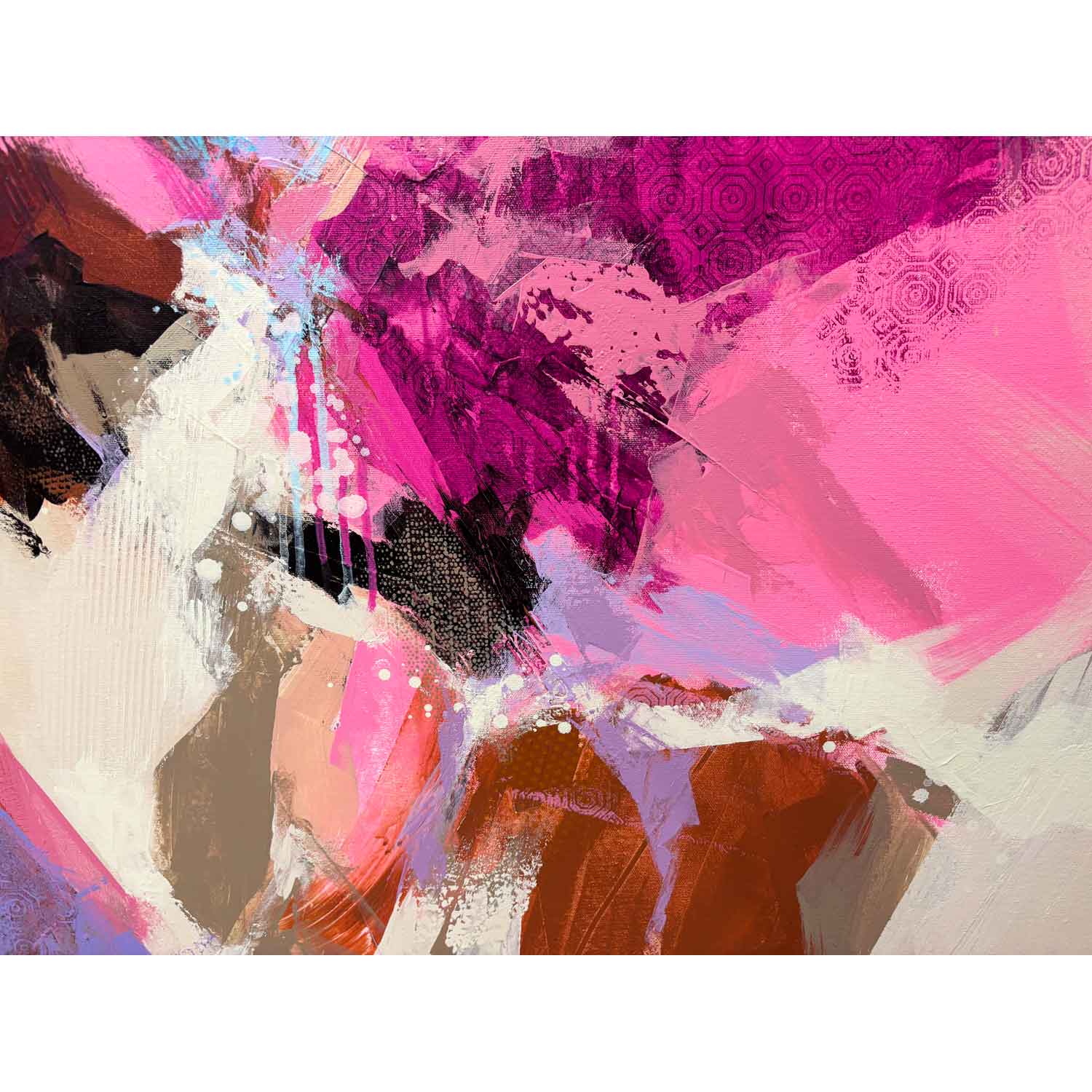 Catching Raindrops 40" x 40" - Petroff Gallery - Painting