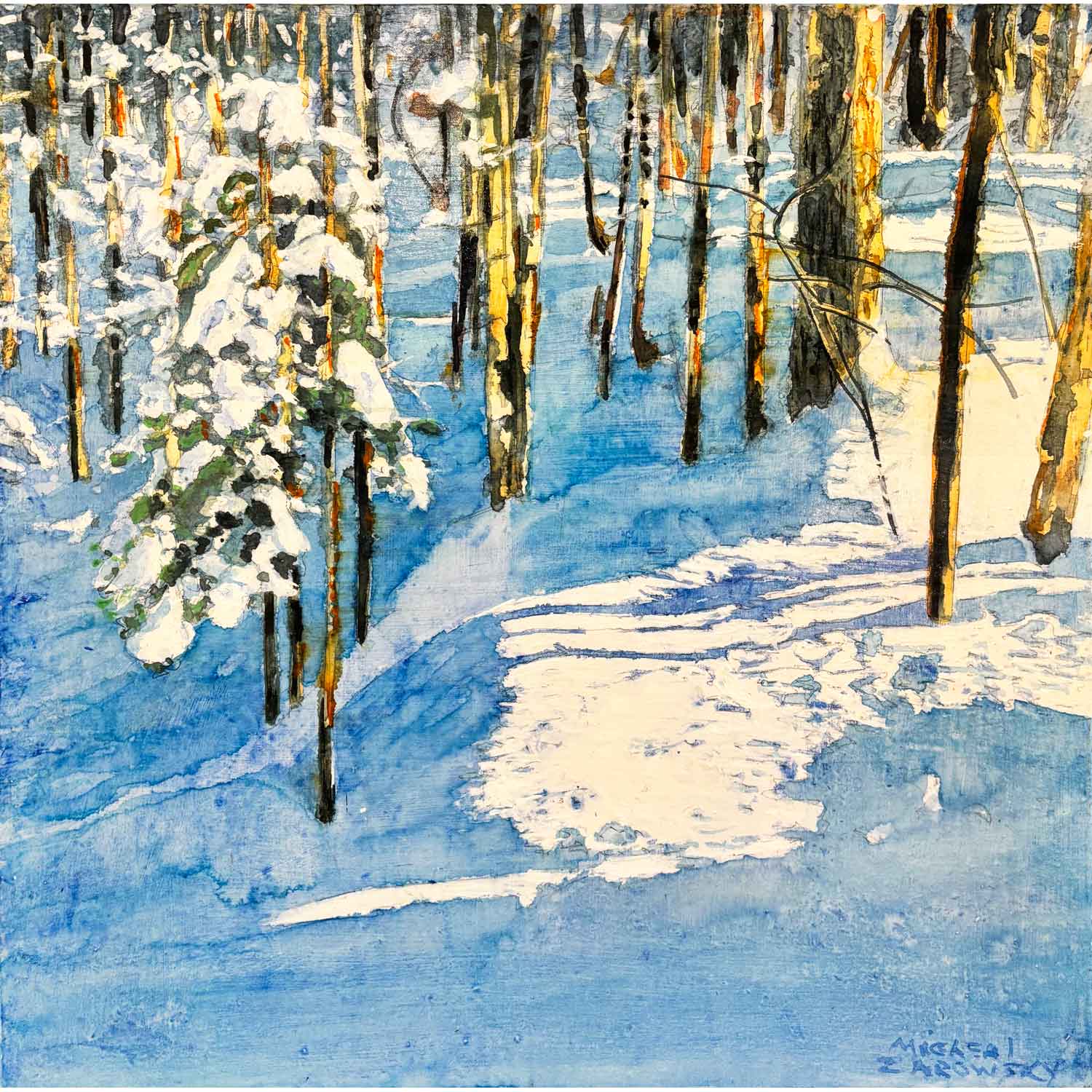 Catching the Light 16" x 16" Petroff Gallery 