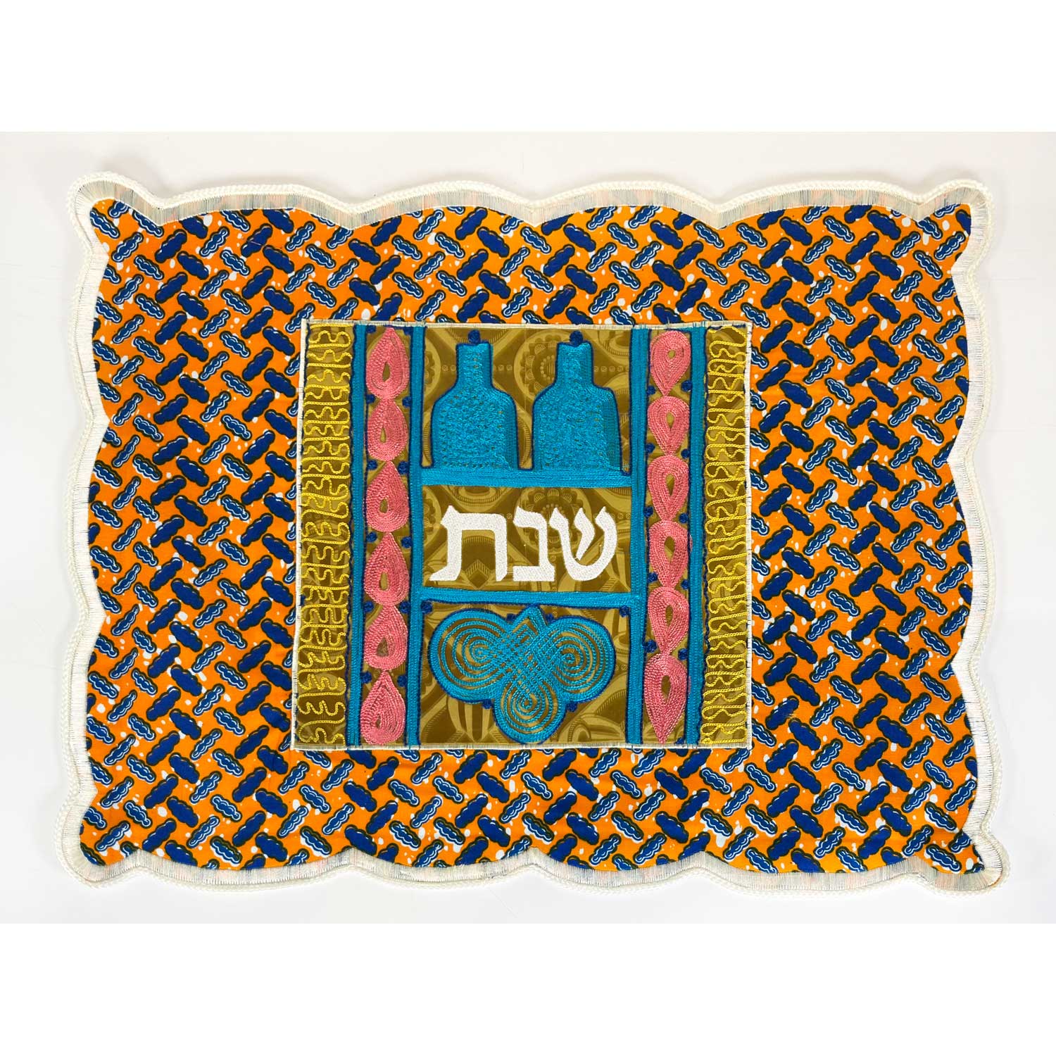 Challah Cover - Bottles - Petroff Gallery -  - 