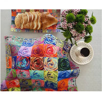Challah Tray Flowers - Petroff Gallery - Judaica