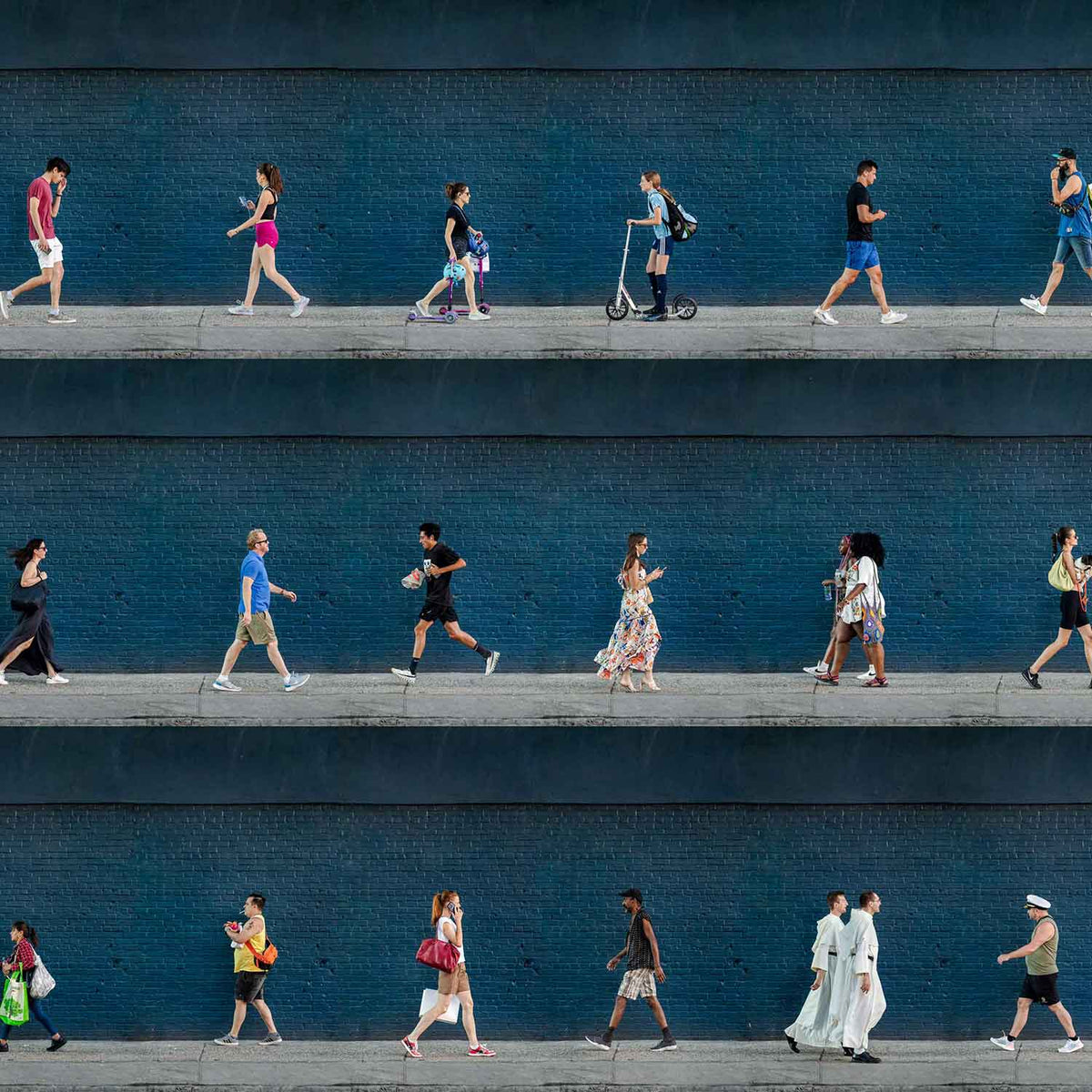 Christopher Street, NYC 36" x 24" detail - Petroff Gallery - Photography