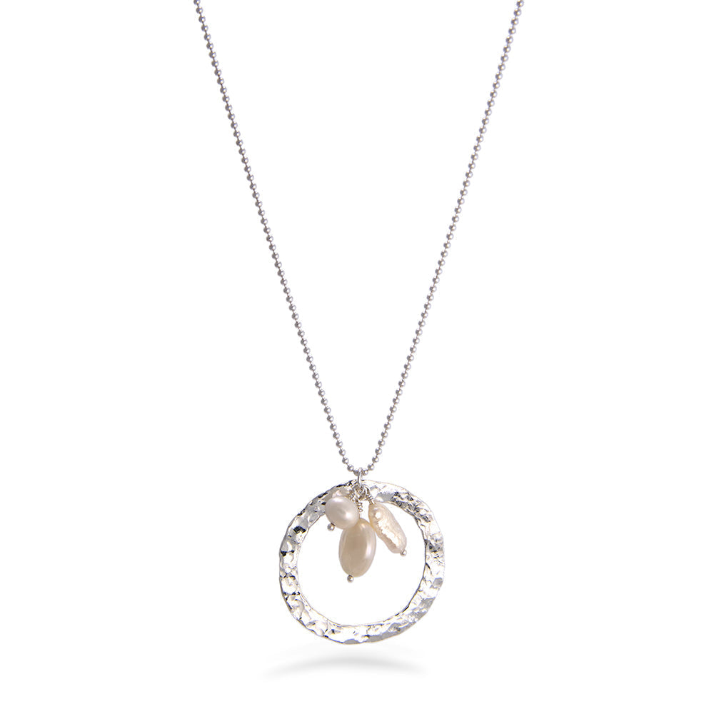 Circle Cluster Necklace - Petroff Gallery