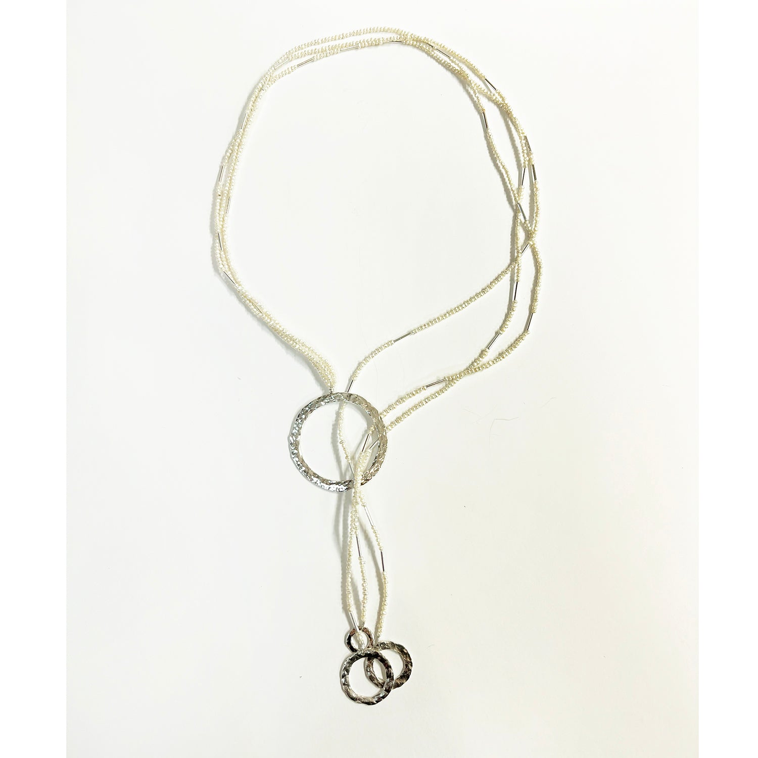 Circle Lariat Necklace - Petroff Gallery -  - Gil Birol - Lariat Necklace