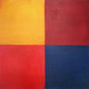 Circus: Yellow Bus 30" x 30" Petroff Gallery 
