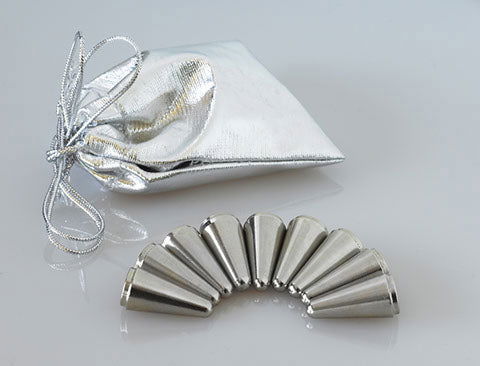 Clear Block Menorah - Petroff Gallery