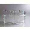 Clear "S" Menorah - Petroff Gallery -  - Joel & Candace Bless - Menorah