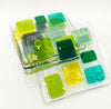 Coaster Set Multiple Colours - Petroff Gallery - Glass Art