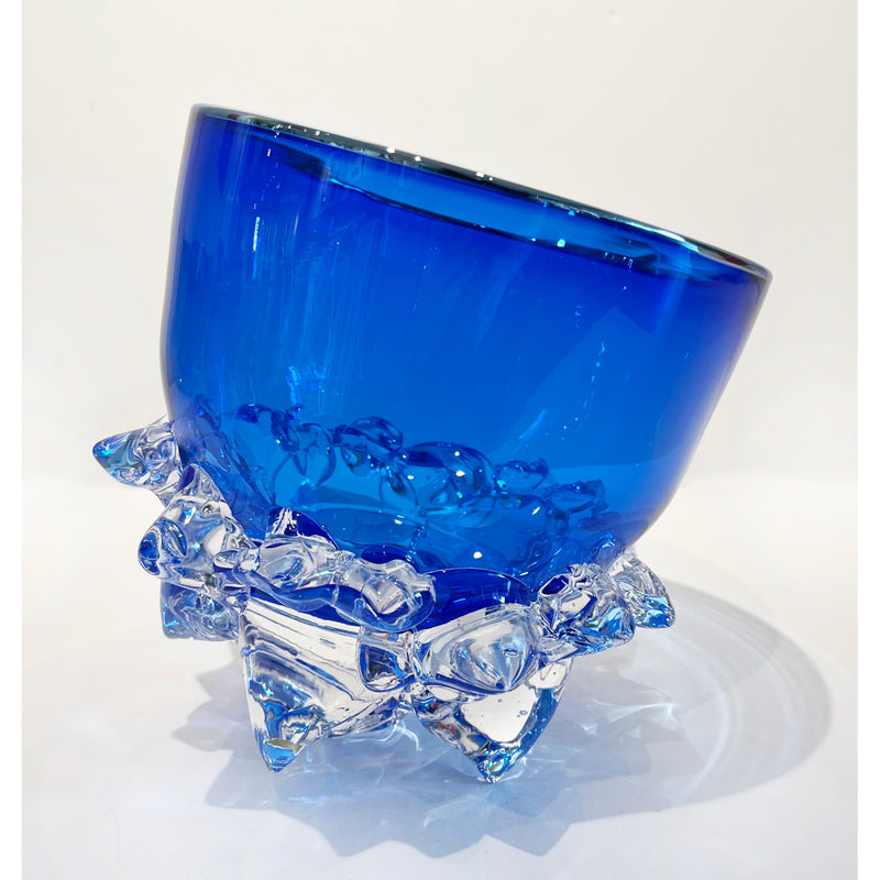 Andrew Madvin - 7" Thorn Vessel Cobalt Blue, 7" x 7" x 7"
