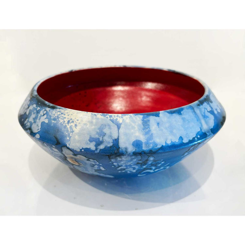 Cobalt Glaze Bowl with Red Petroff Gallery 