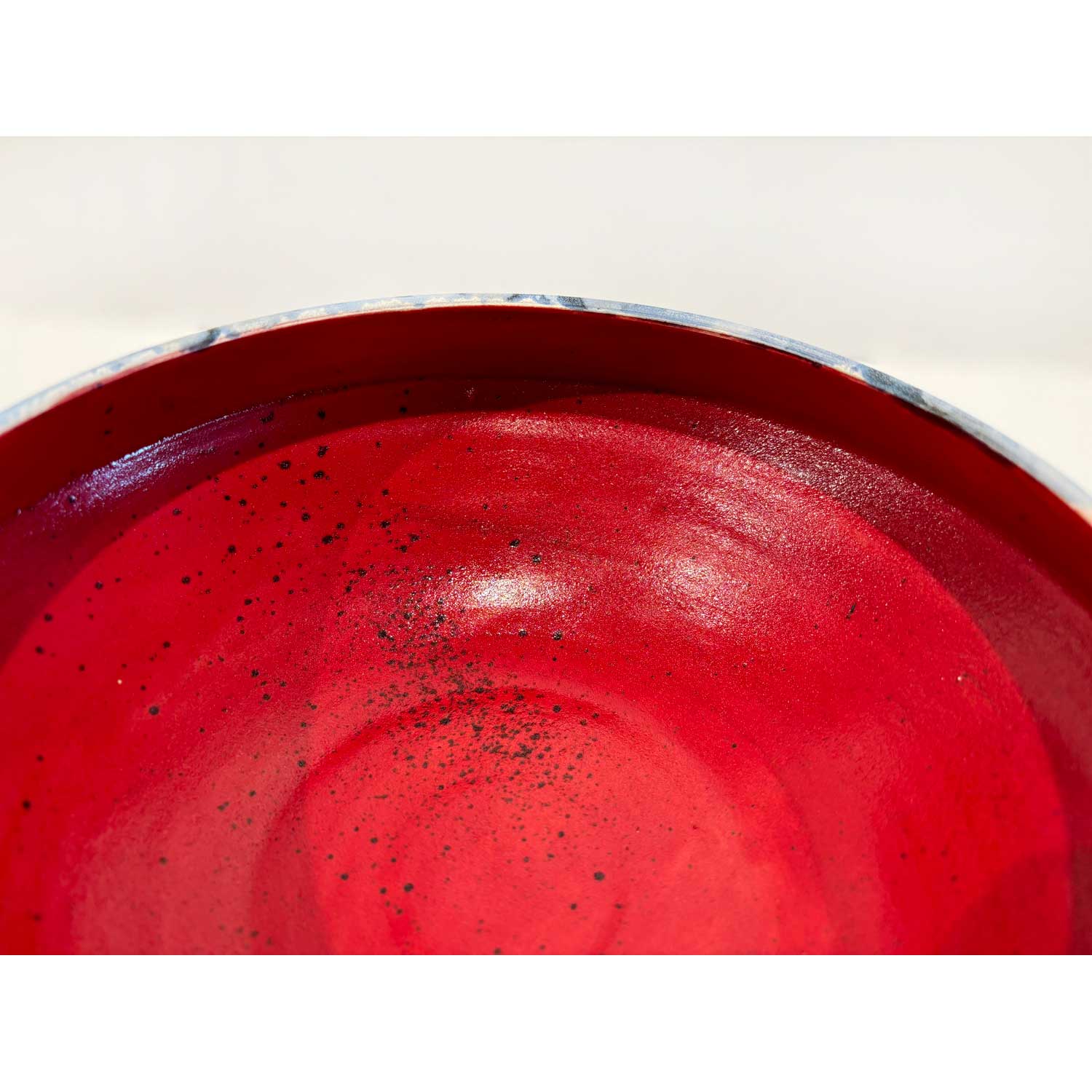 Cobalt Glaze Bowl with Red Petroff Gallery 