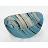 Coded Bowl Blue/Black Large - Petroff Gallery - Glass Art