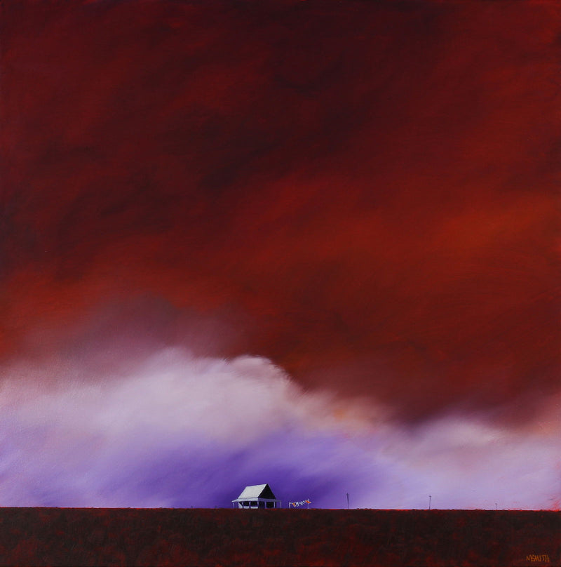 Colours & White 24" x 24" - Petroff Gallery -  - Mike Smith Colours & White 24" x 24"