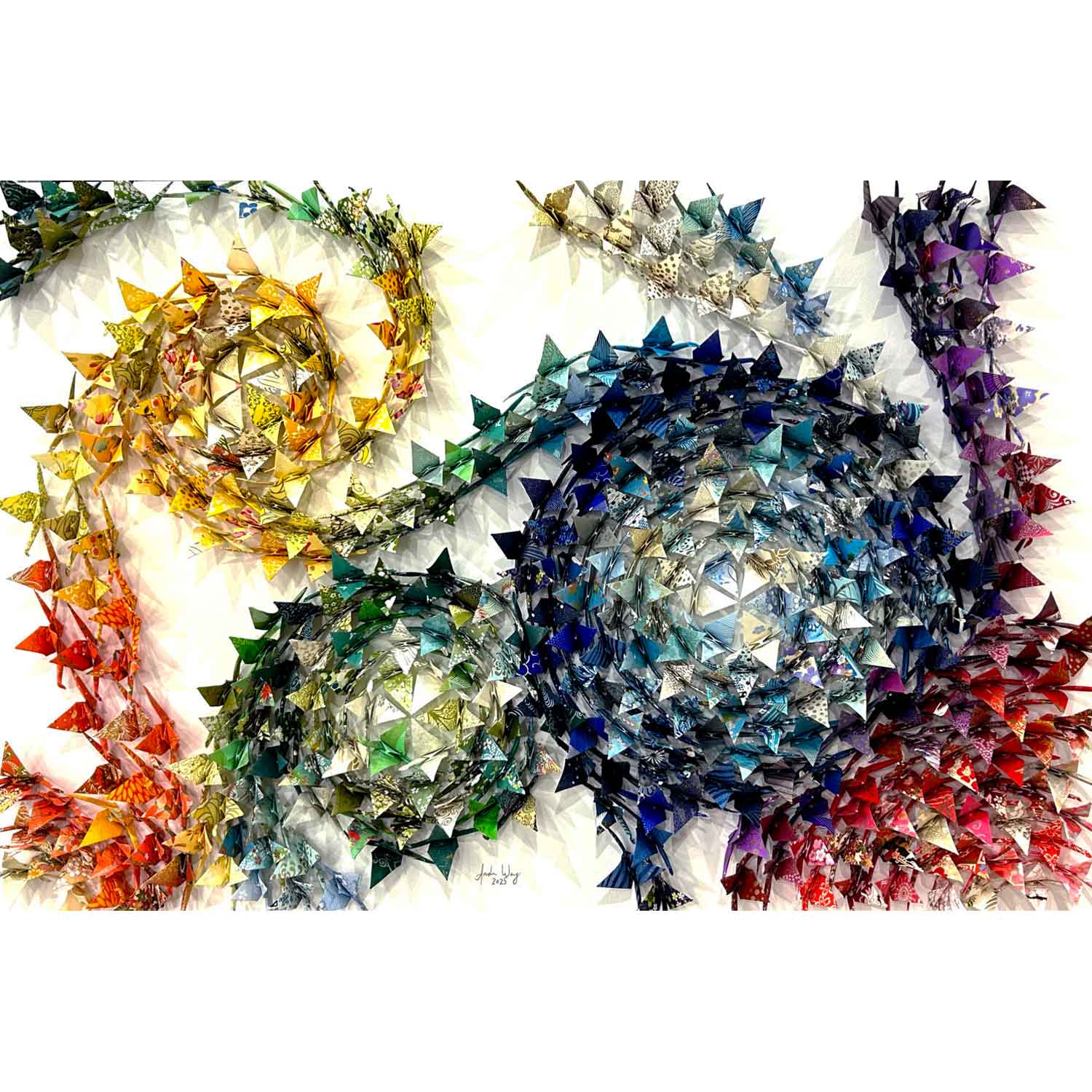 Connections 24" x 36" - Petroff Gallery - Mixed Media Art