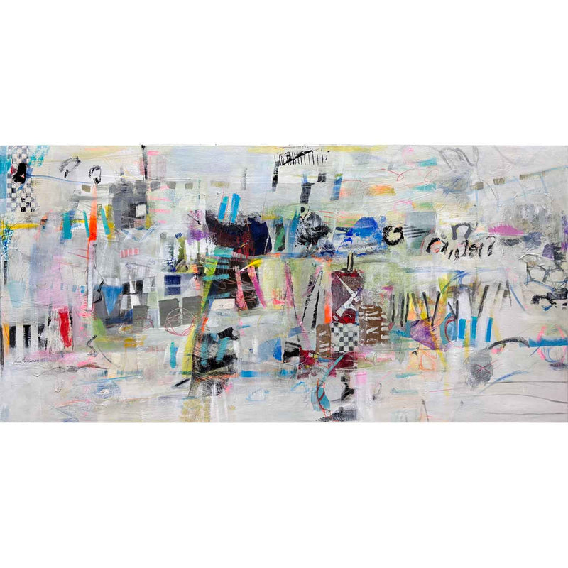 Conversastions 2 60" x 30" - Petroff Gallery - Painting