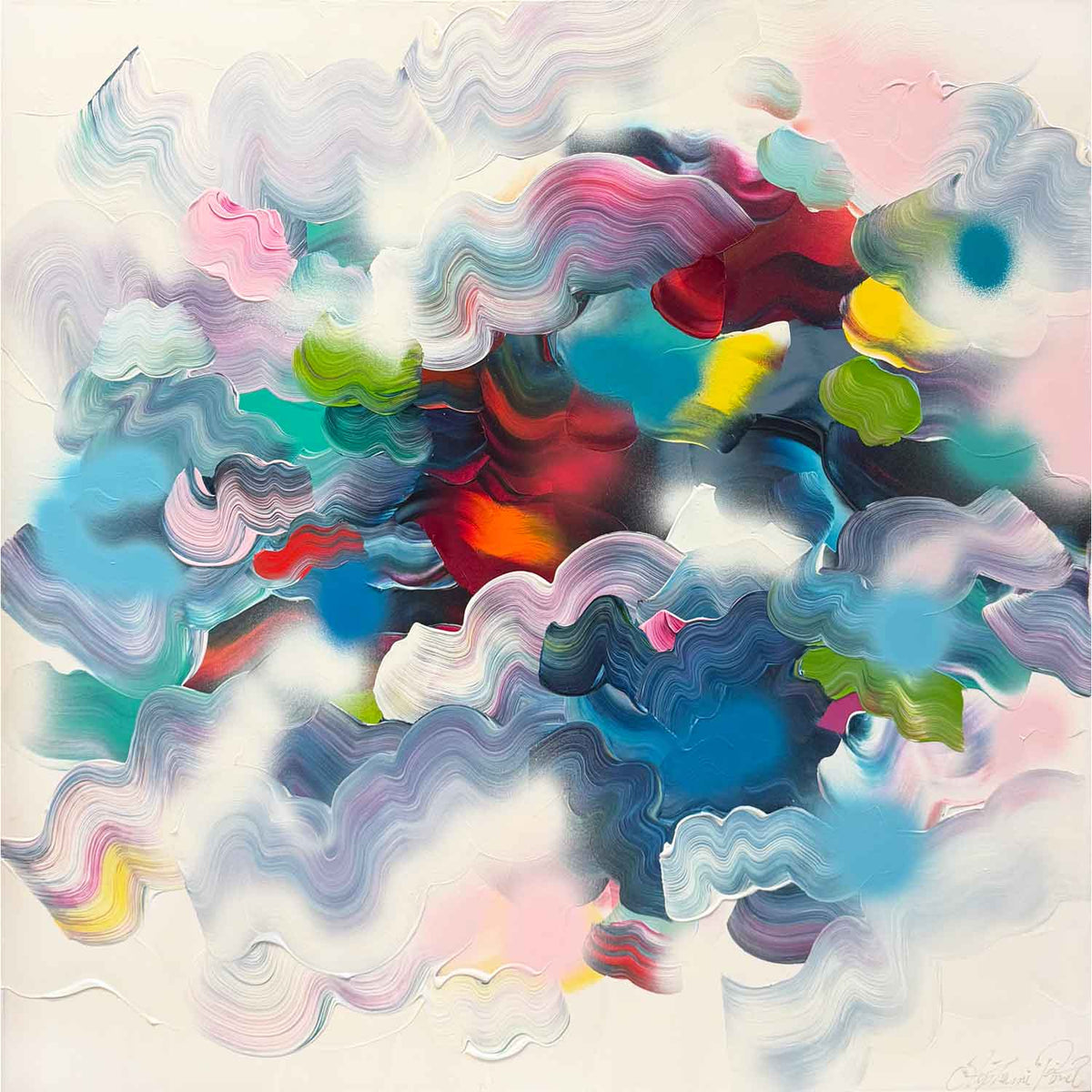 Creative Energy 36" x 36" - Petroff Gallery - Painting