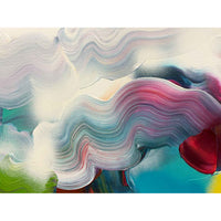 Creative Energy 36" x 36" Detail View - Petroff Gallery - Painting