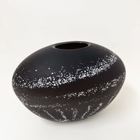 Cribby Vessel Black and White - Petroff Gallery -  - Minna Koistinen - Cribby Vessel Black and White