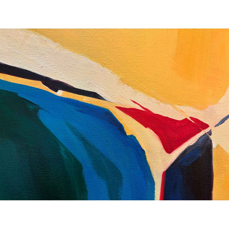 Crossing Jordan 72" x 36" - Petroff Gallery - Painting