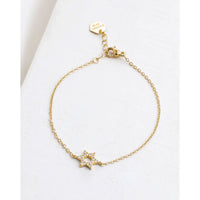 Crystal Star of David Bracelet Petroff Gallery 
